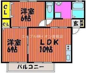 ソレイユⅡの物件間取画像